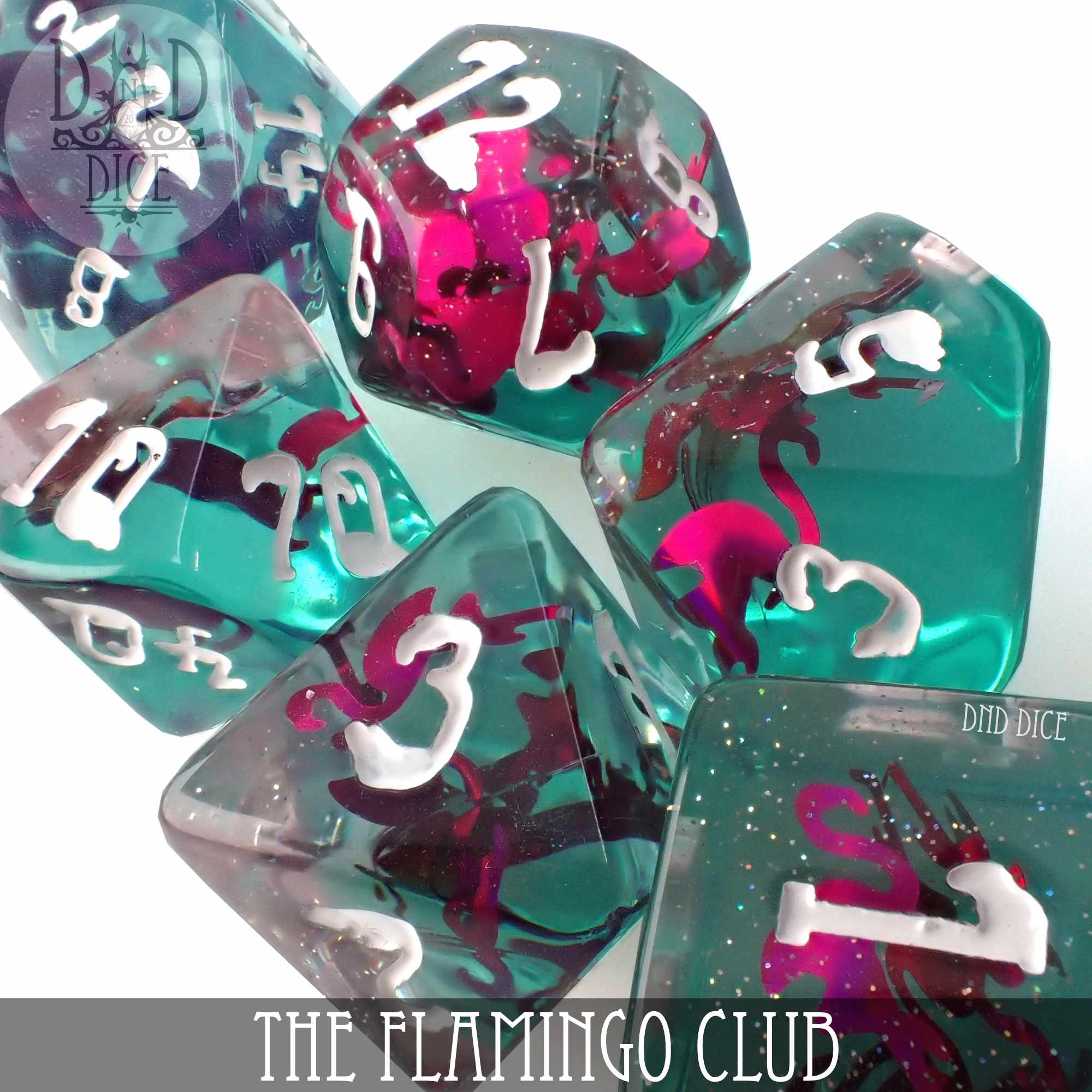 The Flamingo Club 11 Dice Set - Image 3