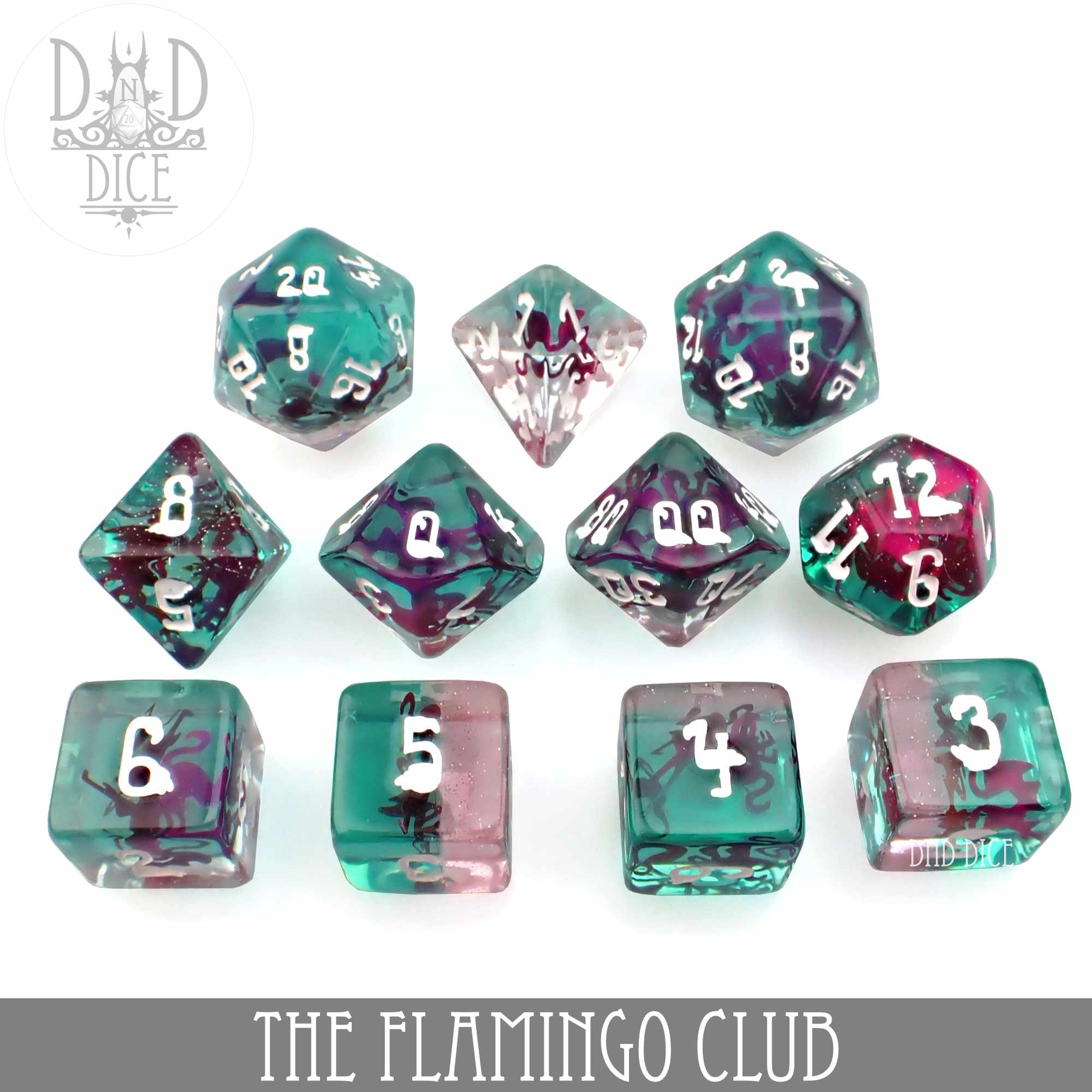 The Flamingo Club 11 Dice Set - Image 5