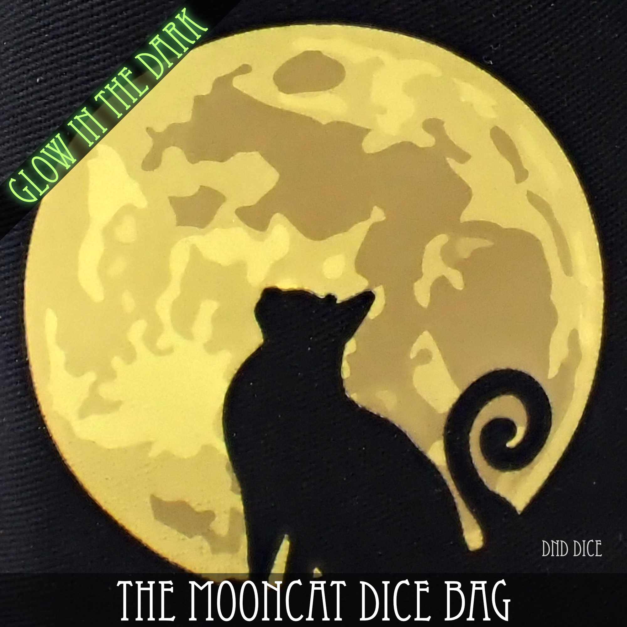 The Mooncat Dice Bag (Glow) - Image 3