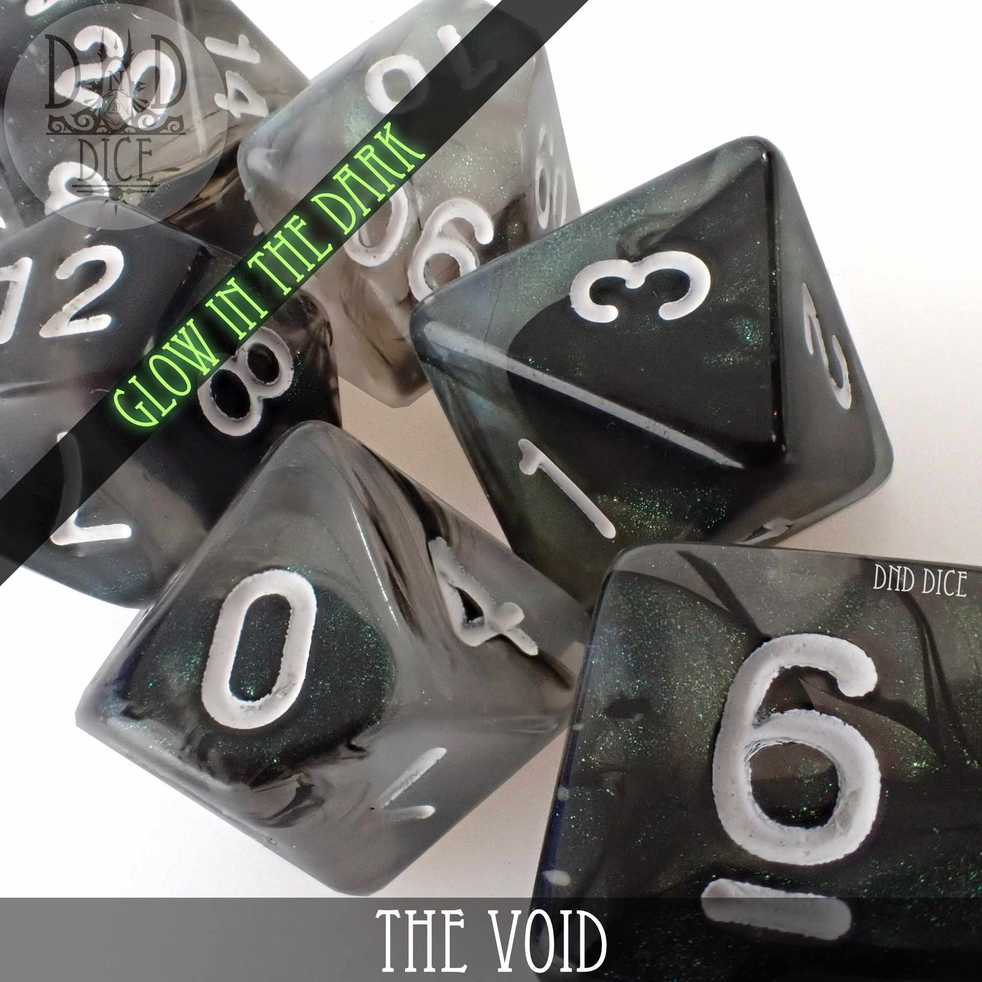 The Void Glow in the Dark Dice Set - Image 2