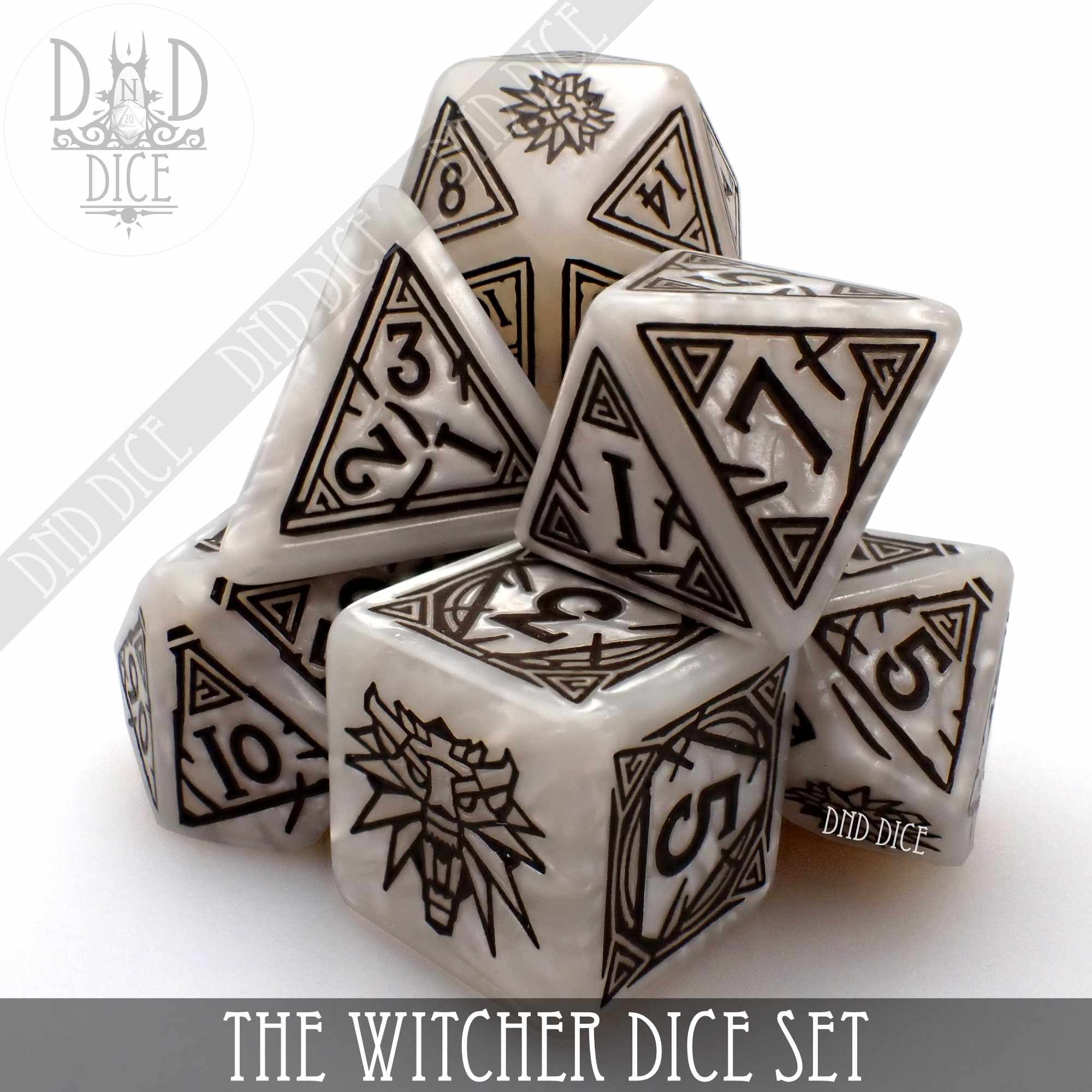 The Witcher Dice Set and Coin - Geralt - Image 3