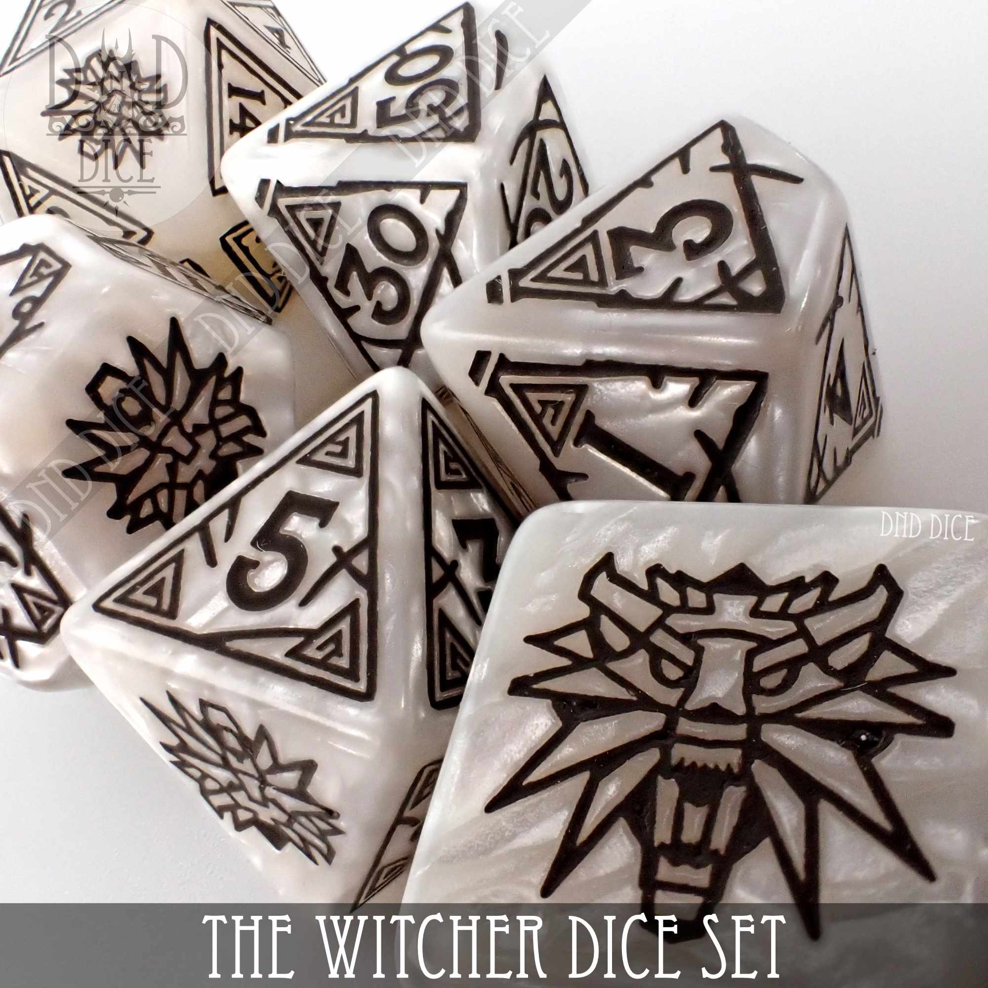 The Witcher Dice Set and Coin - Geralt - Image 4
