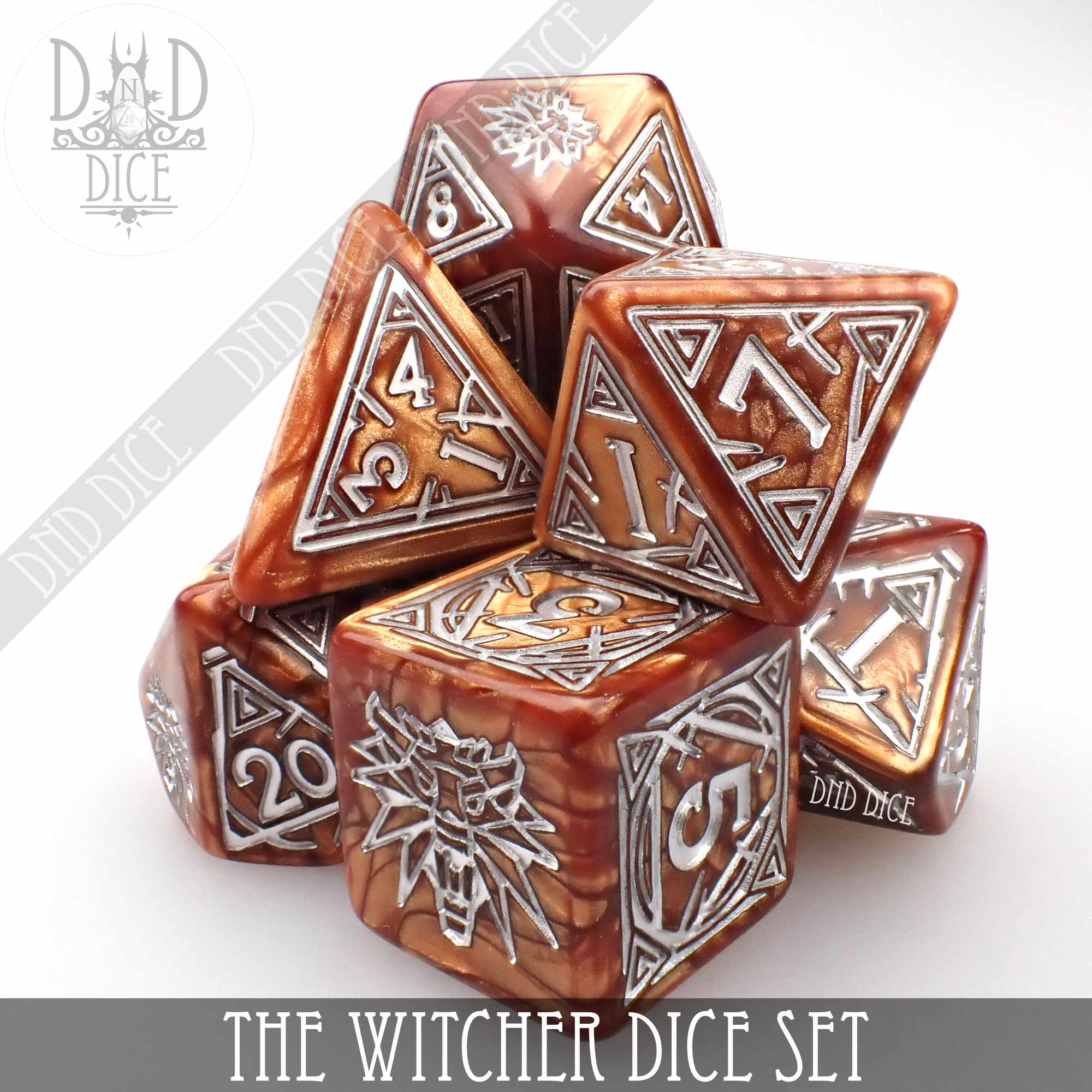 The Witcher Dice Set and Coin - Geralt - Image 7