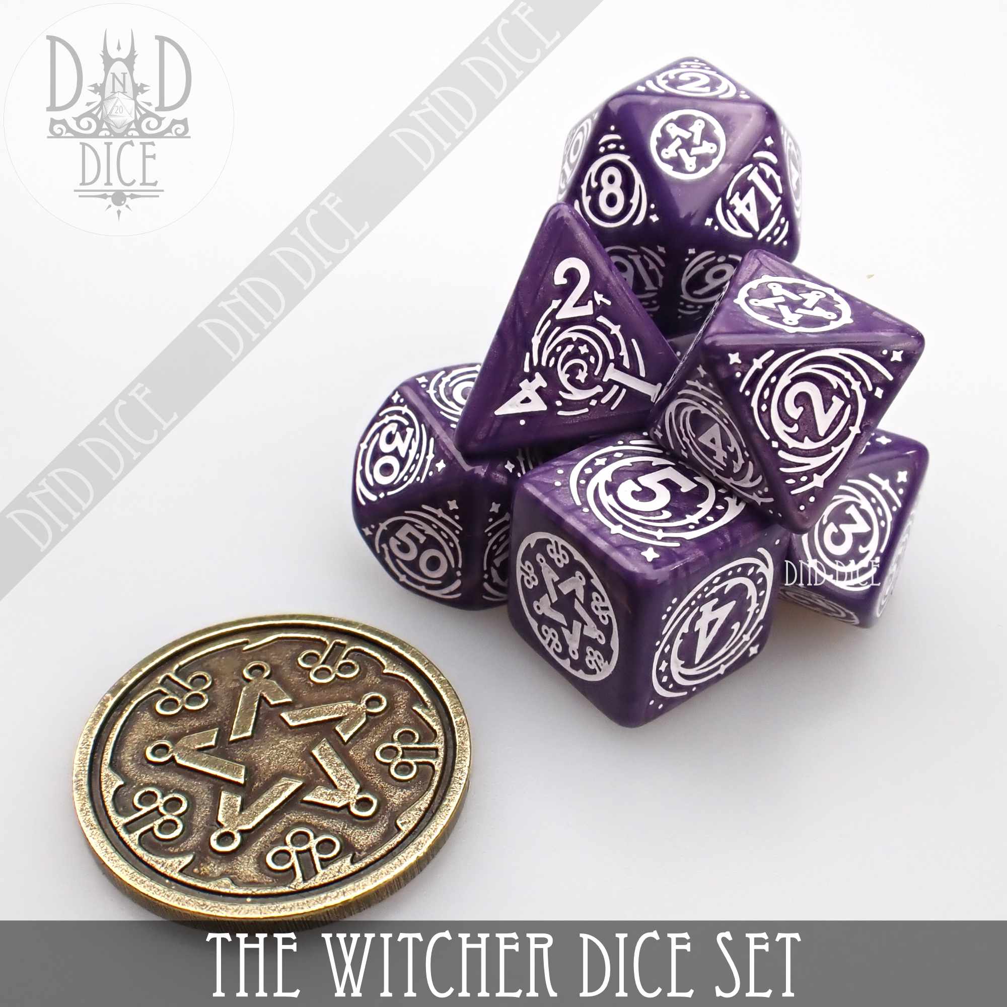 The Witcher Dice Set and Coin - Yennefer - Image 6