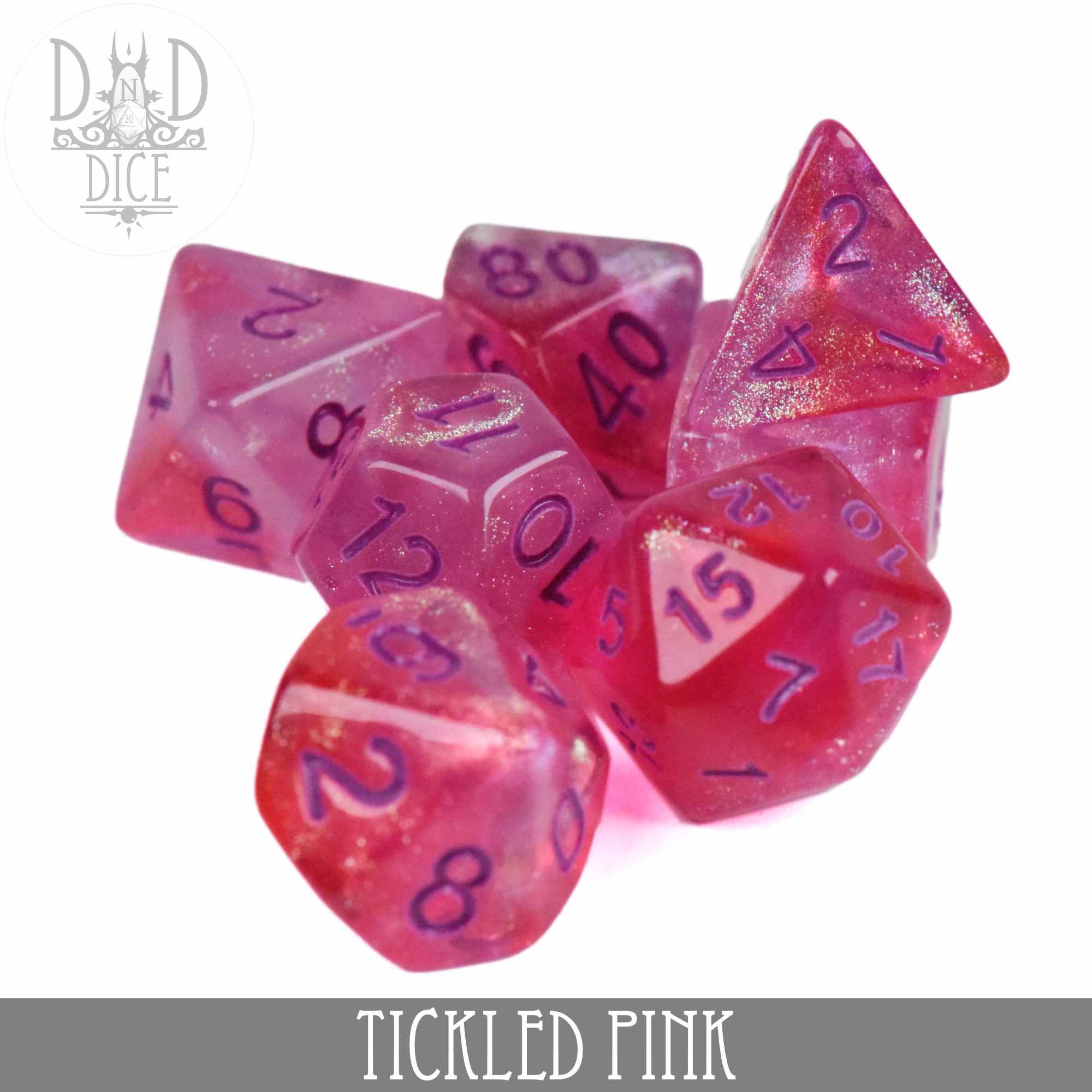 Tickled Pink Dice Set - Image 2