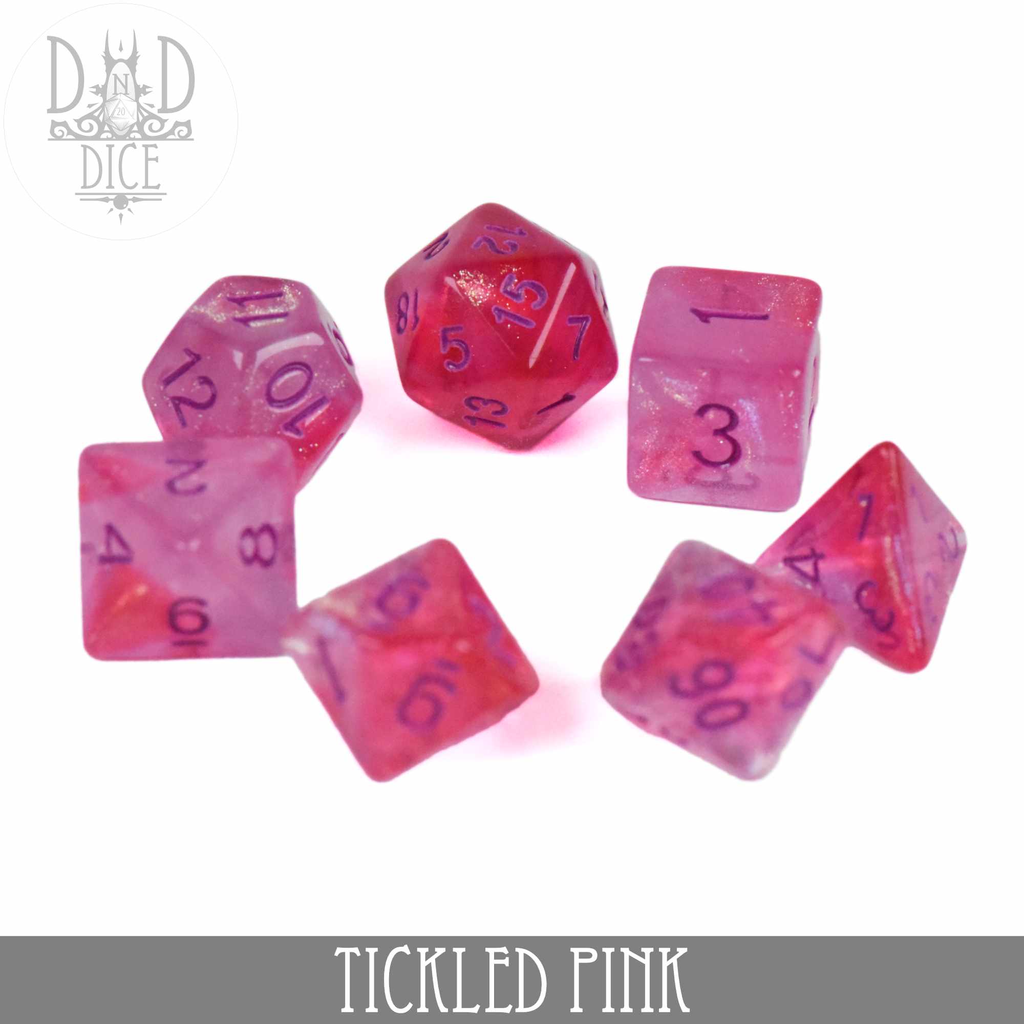 Tickled Pink Dice Set - Image 3