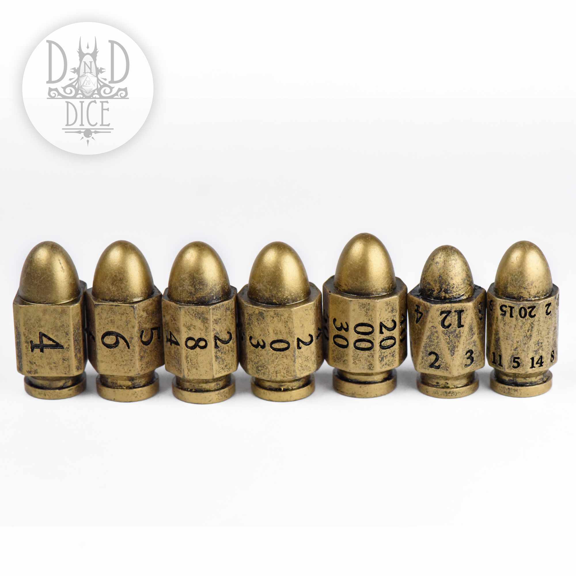 Top Brass Dice Set - Image 2