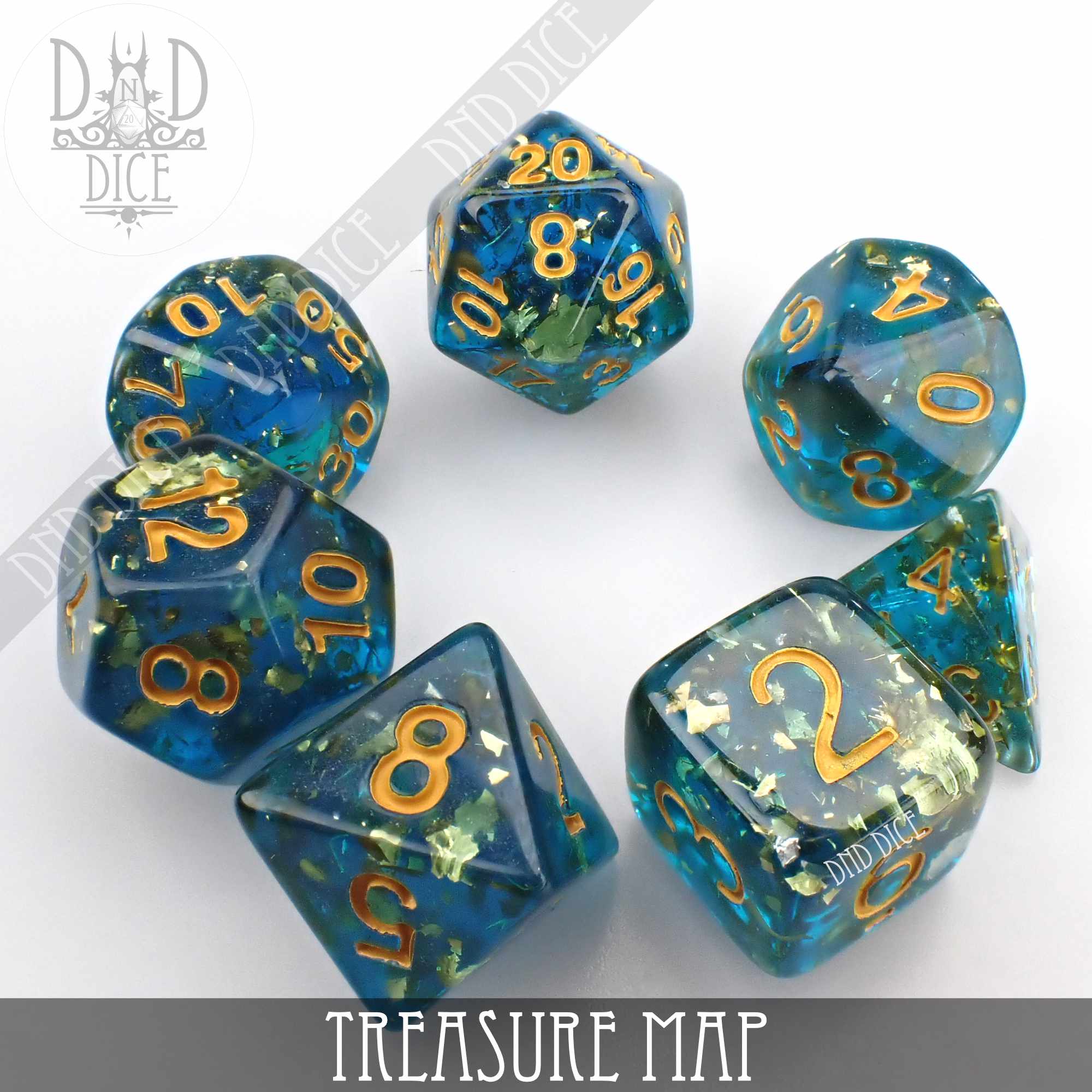 Treasure Map Dice Set - Image 3