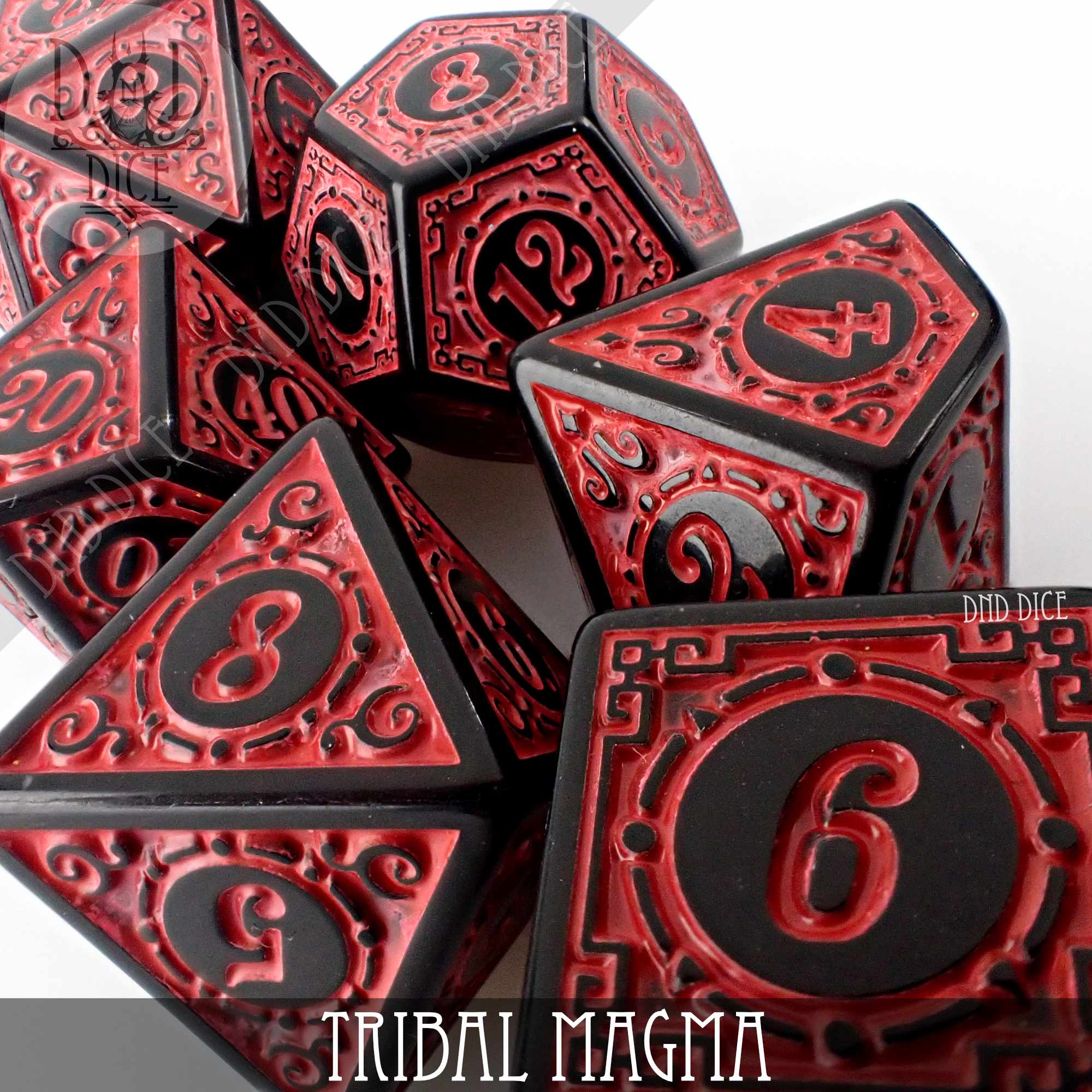 Tribal Magma Dice Set - Image 2