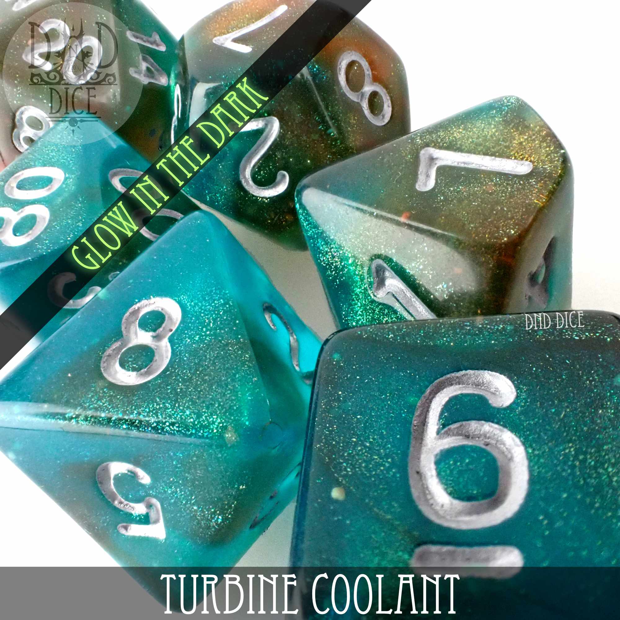 Turbine Coolant Glow in the Dark Dice Set - Image 2