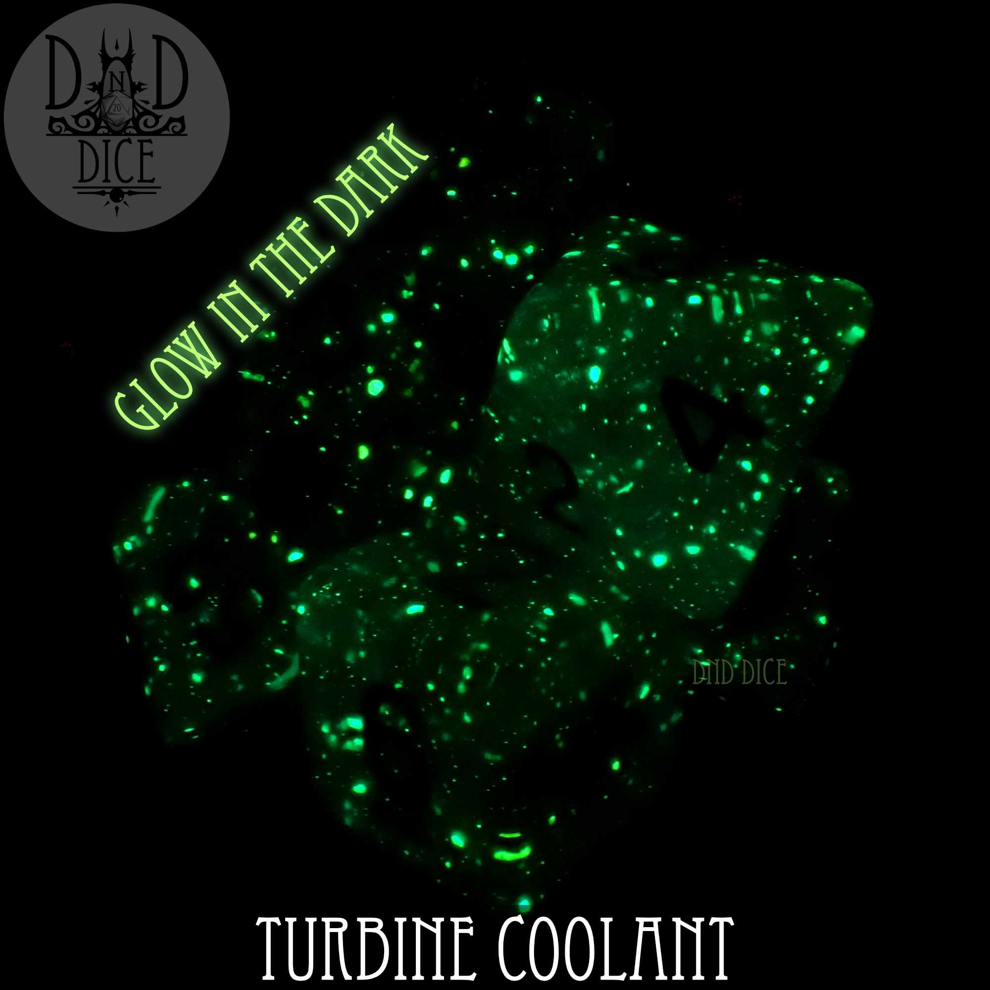 Turbine Coolant Glow in the Dark Dice Set - Image 4