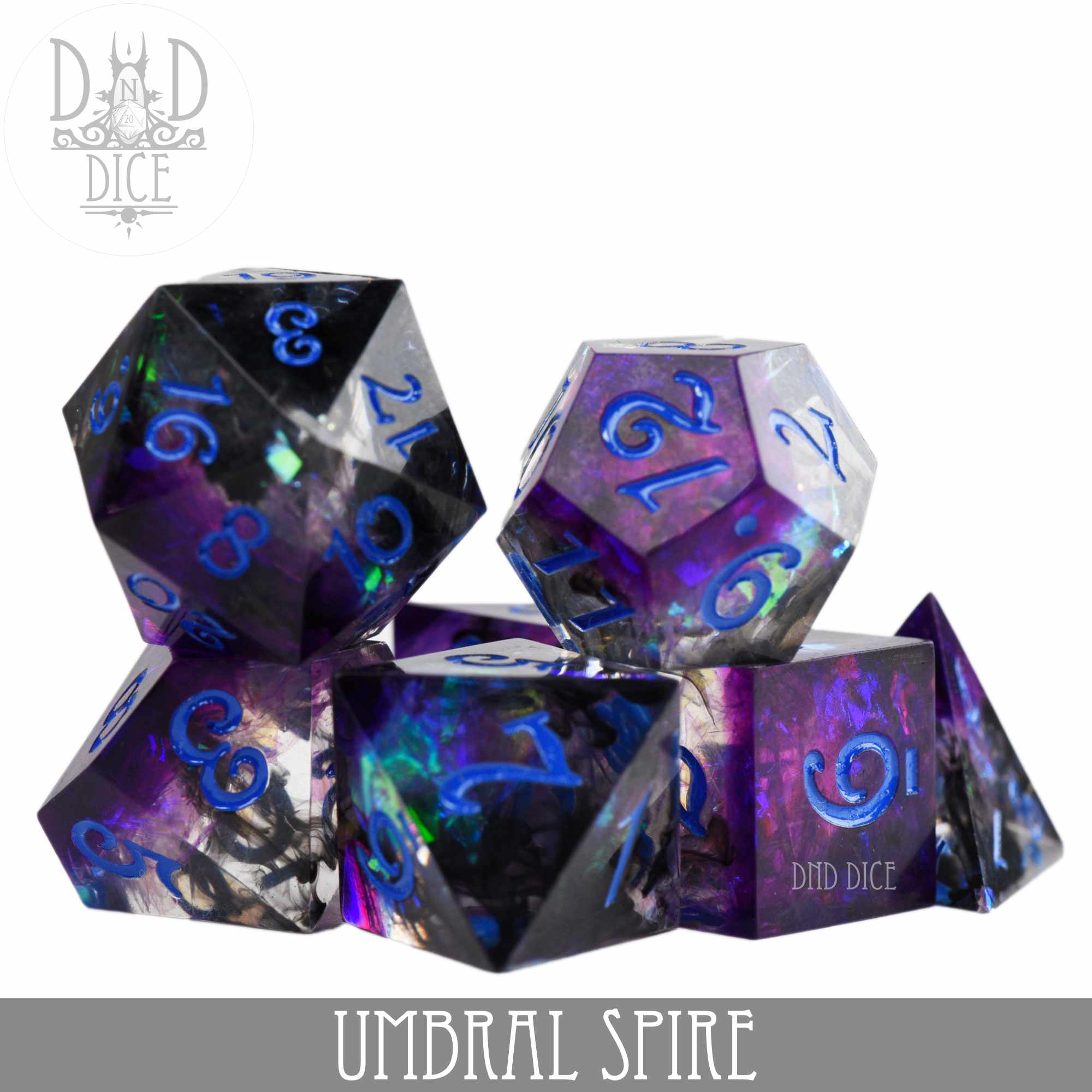 Umbral Spire Handmade Dice Set - Image 2
