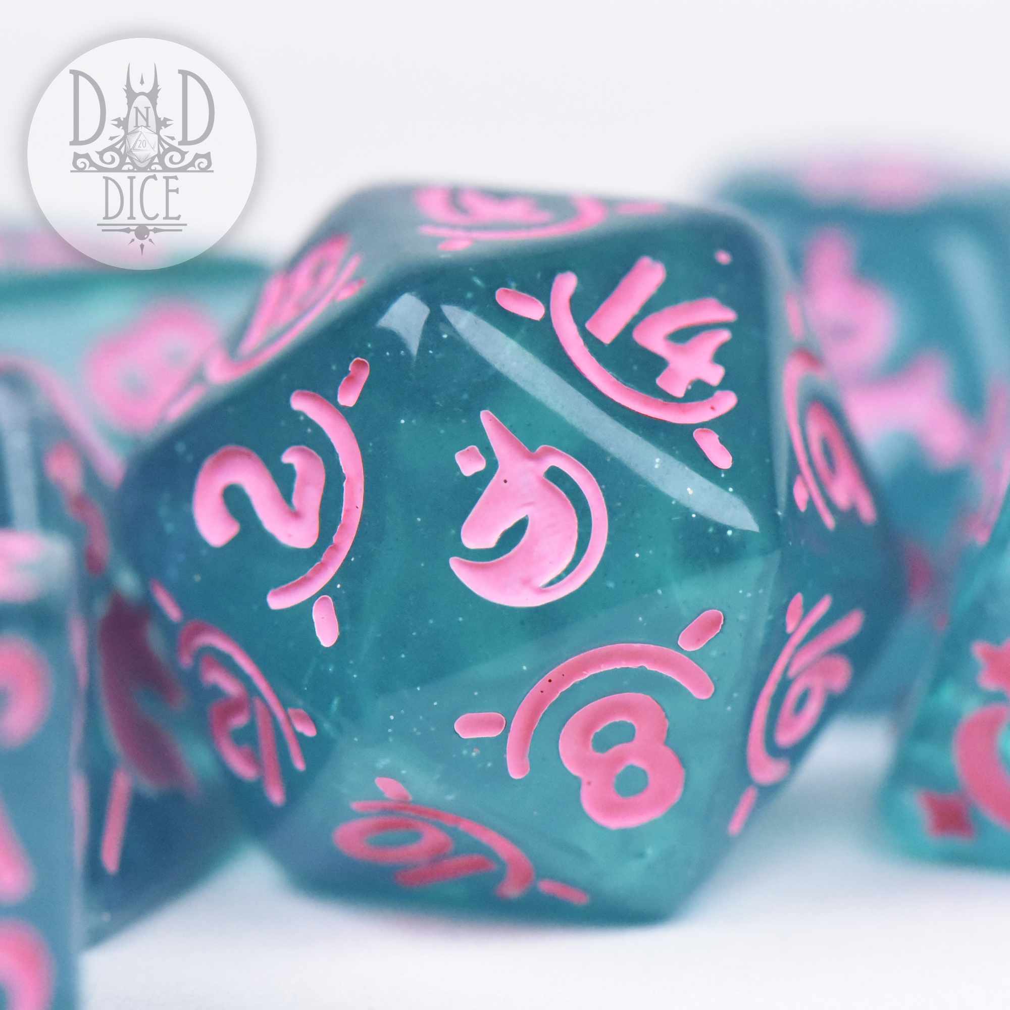 Unicorn Princess Dice Set - Image 2
