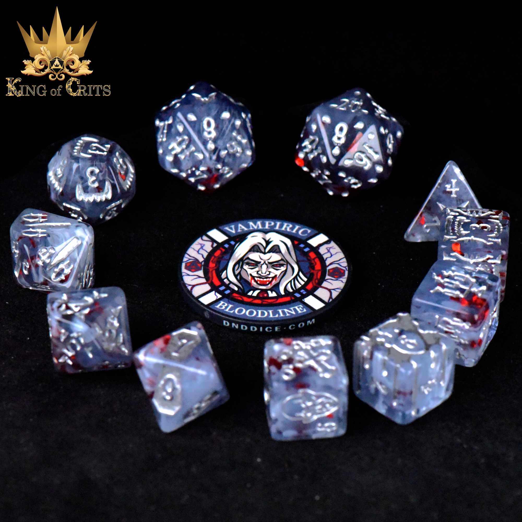 Vampiric Bloodline 11 Dice Set - Image 3