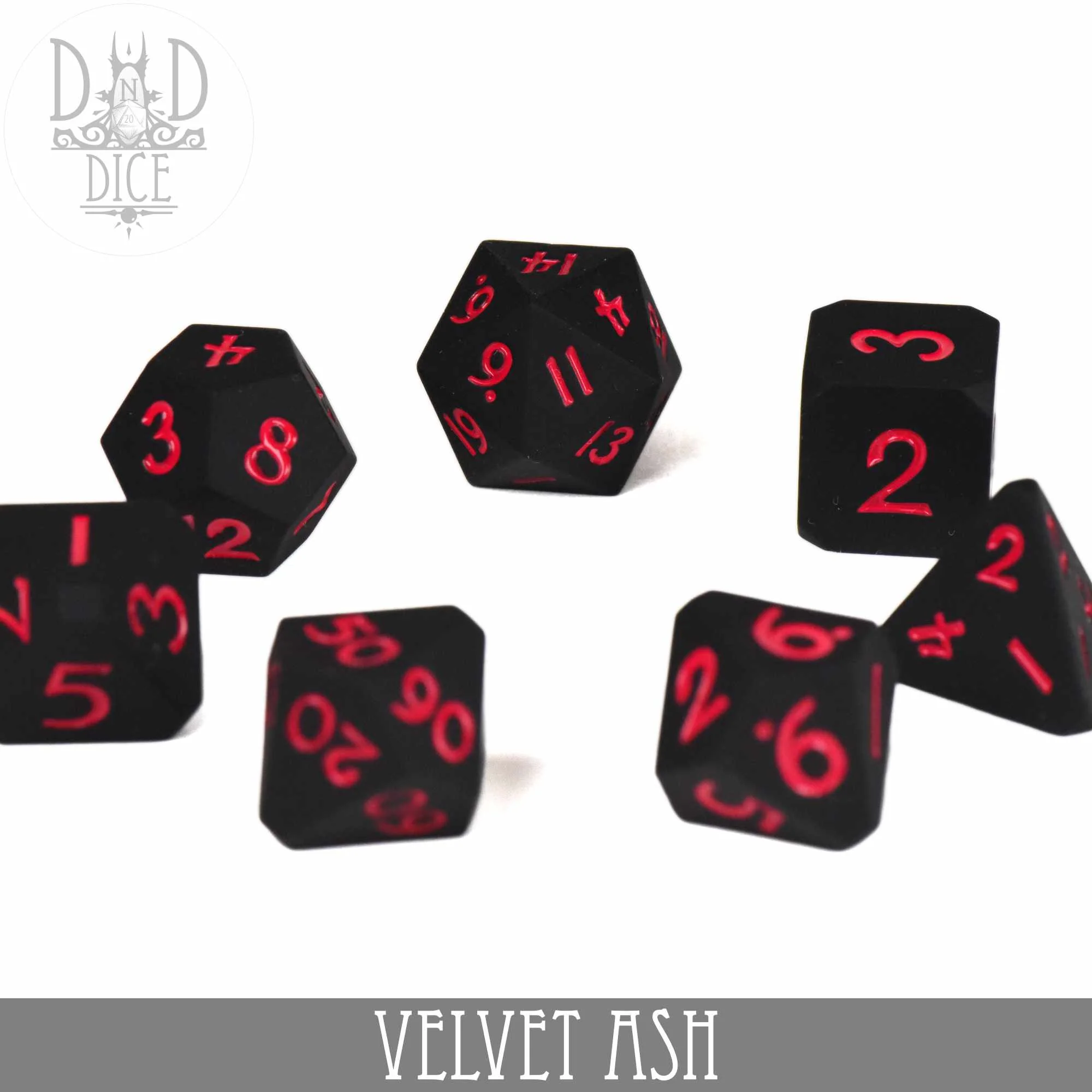 Velvet Ash Silicone Dice Set - Image 3