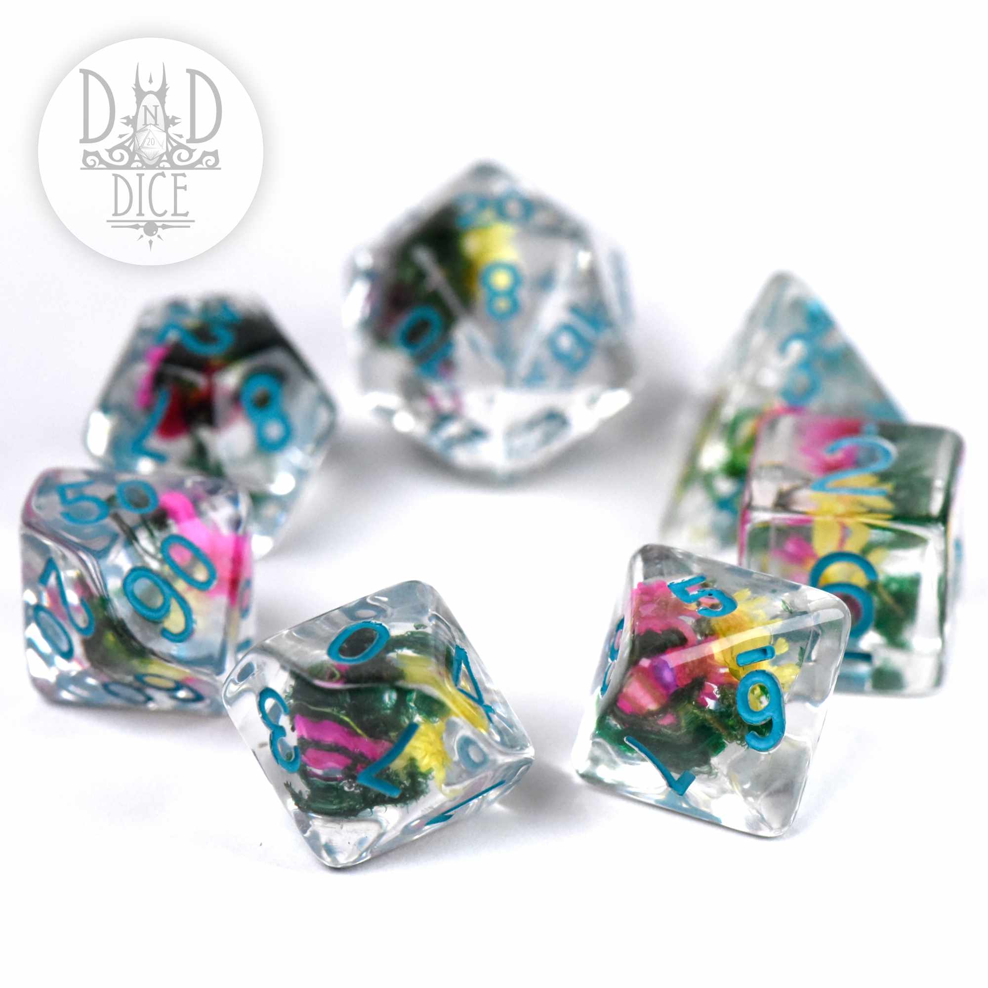 Vintage Bloom Dice Set - Image 3